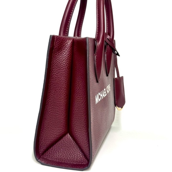 Michael Kors Mirella Small Signature Logo Crossbody Bag Ox Blood - Picture 5 of 11